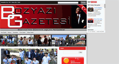 Desktop Screenshot of bozyazigazetesi.com