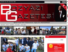 Tablet Screenshot of bozyazigazetesi.com